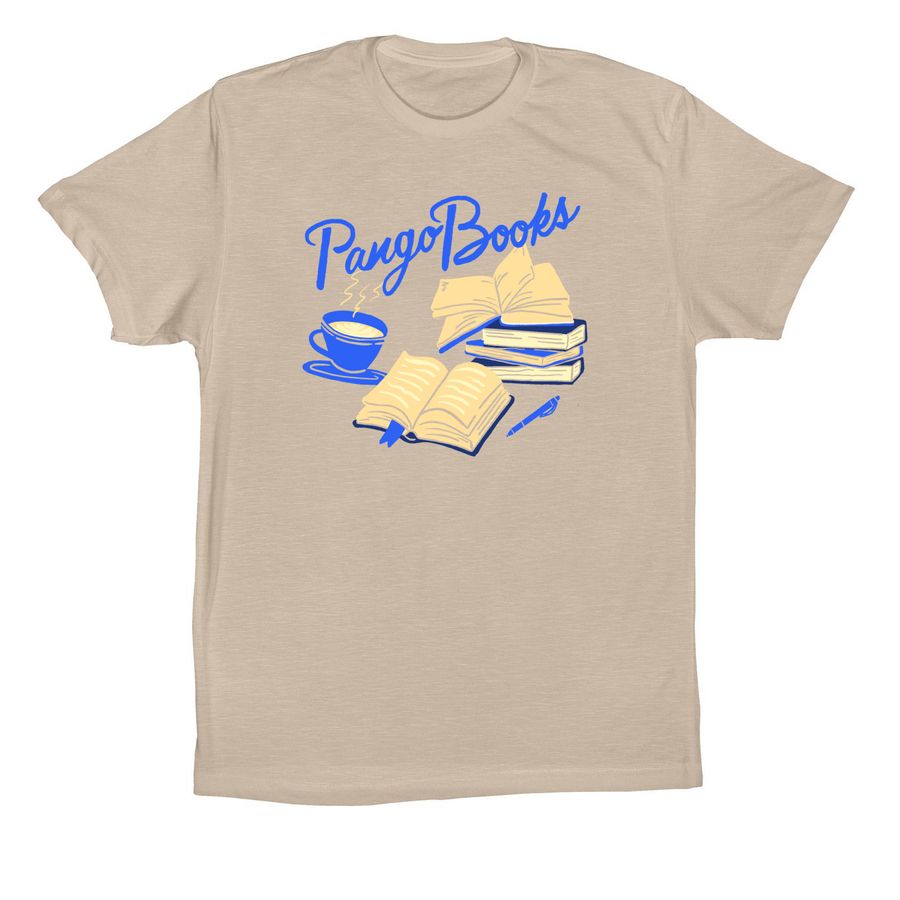 The Cozy Reader Club Premium Cotton Tee in Tan
